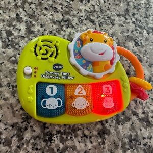 V tech Tummy Time Discovery Pillow - Colorful Interactive Toy